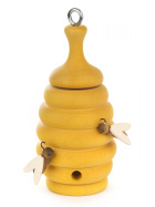 Bienenstock mit Räucherfunktion zum Stellen und Hängen -dregeno exklusiv-