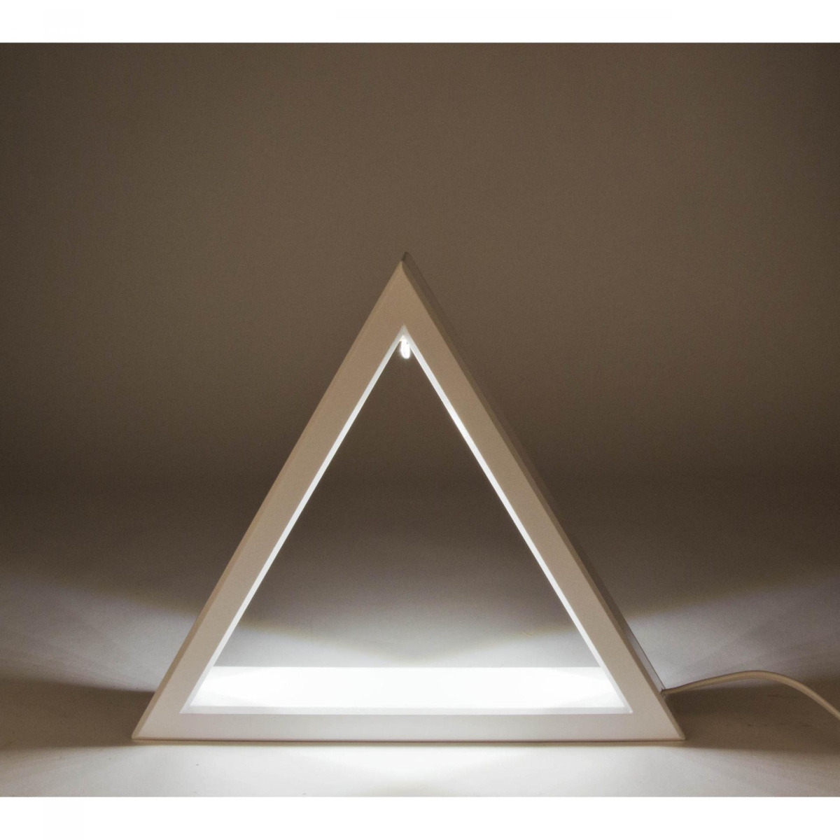 Lichterspitze Dreieck LED-beleuchtet modern