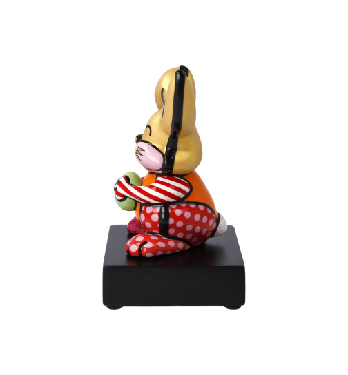 Pop Art - Romero Britto Orange Rabbit