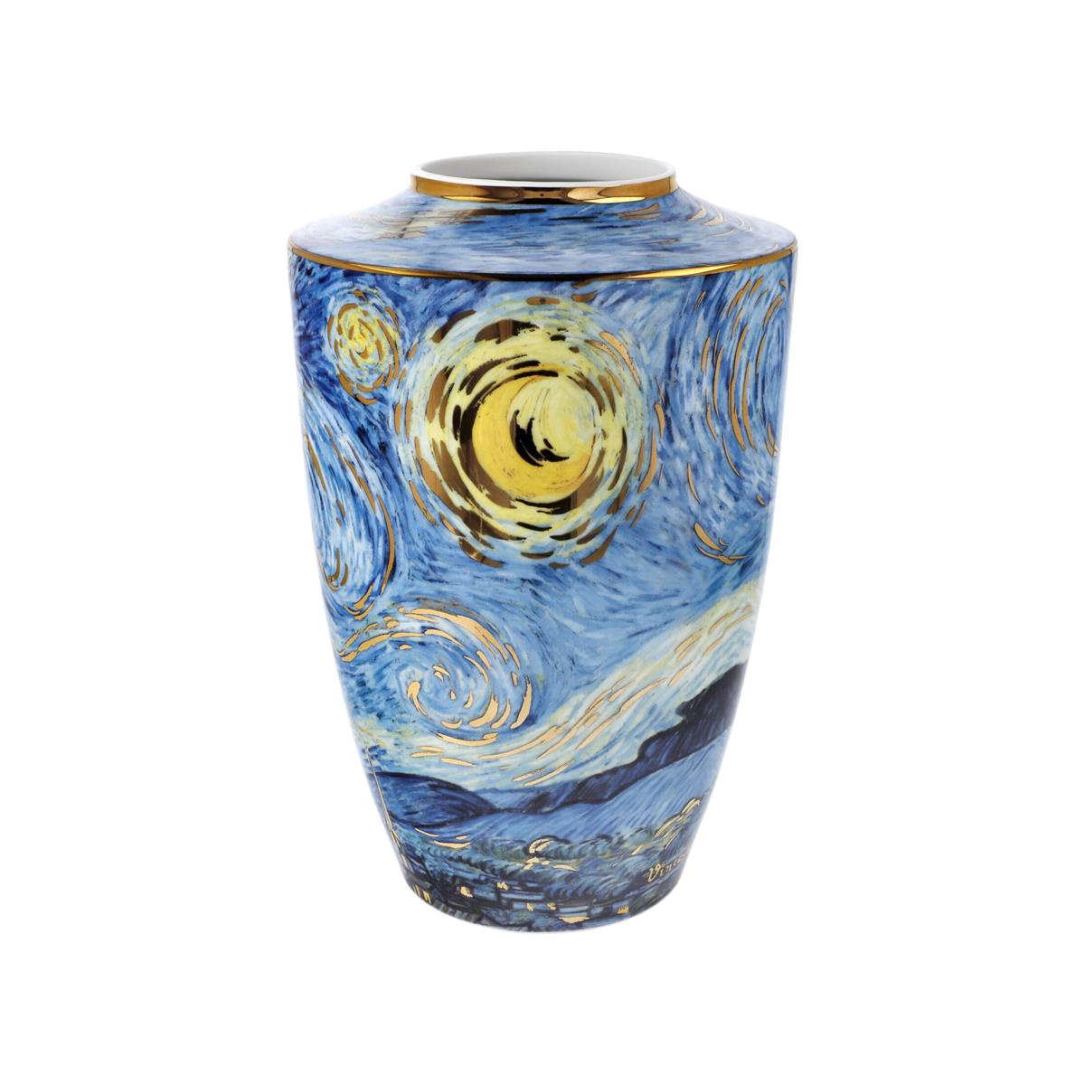 Vase Artis Orbis Vincent van Gogh Bunt Porzellan 66500621 Goebel Sternennacht