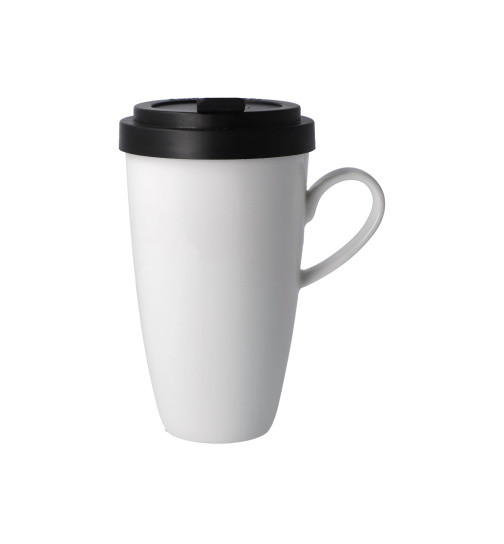 Kaiser Porzellan - Mug To Go Weiß mit Henkel