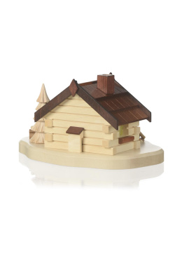 Räucherhaus mit Teelicht Holzhacker