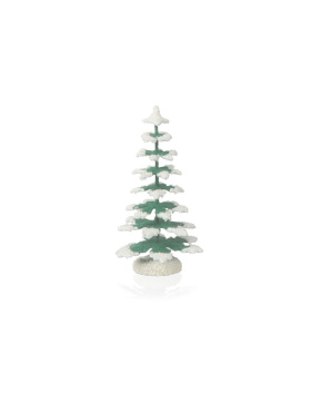Weihnachtsbaum grün/weiß 11cm