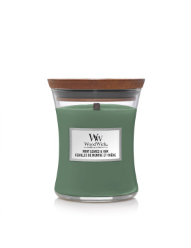 WoodWick Medium Jar Mint Leaves & Oak