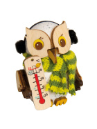 MINI Schnee-Eule mit Thermometer