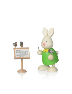 Kaninchen Max als Dirigent