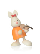 Kaninchen Emma mit Geige