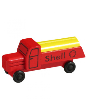 Holzspielzeug LKW-Shell-Tankwagen