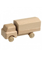 Holzspielzeug Lastauto mit Plane