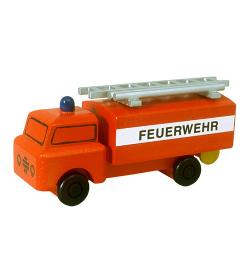 Holzspielzeug Feuerwehr -Gerätewagen