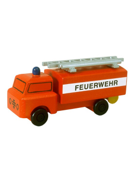 Holzspielzeug Feuerwehr -Gerätewagen