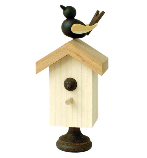 Holzspielzeug Starhaus mit Singvogel-natur
