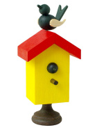 Holzspielzeug Starhaus mit Singvogel-bunt