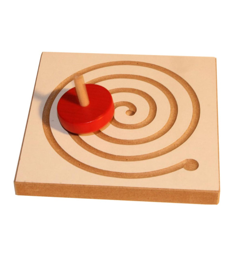 Holzspielzeug Kreiselbrett Spirale