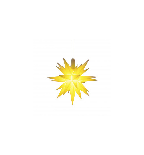 Herrnhuter ® Miniaturstern 8 cm gelb Stern ohne Stromzuführung