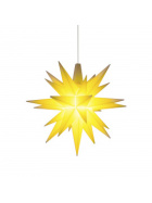 Herrnhuter ® Miniaturstern 8 cm gelb Stern ohne Stromzuführung