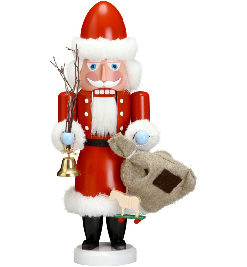 Mini-Nussknacker Weihnachtsmann Erzgebirge NEU Weihnachten Nutcracker Holz Engel