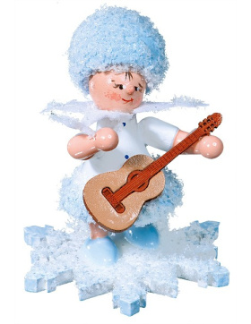 Schneeflöckchen mit Gitarre